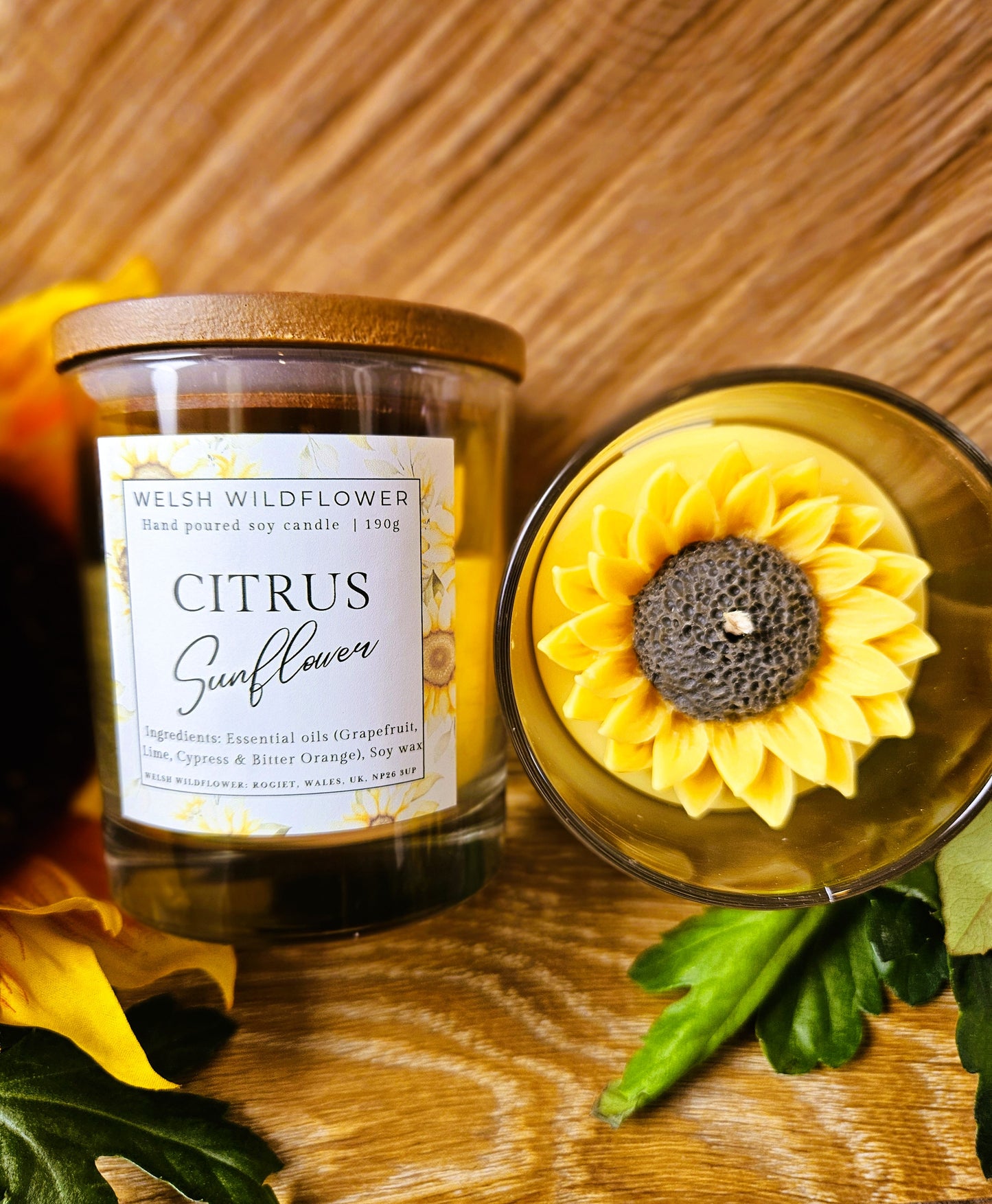 Citrus Sunflower - Essential Oil Candle