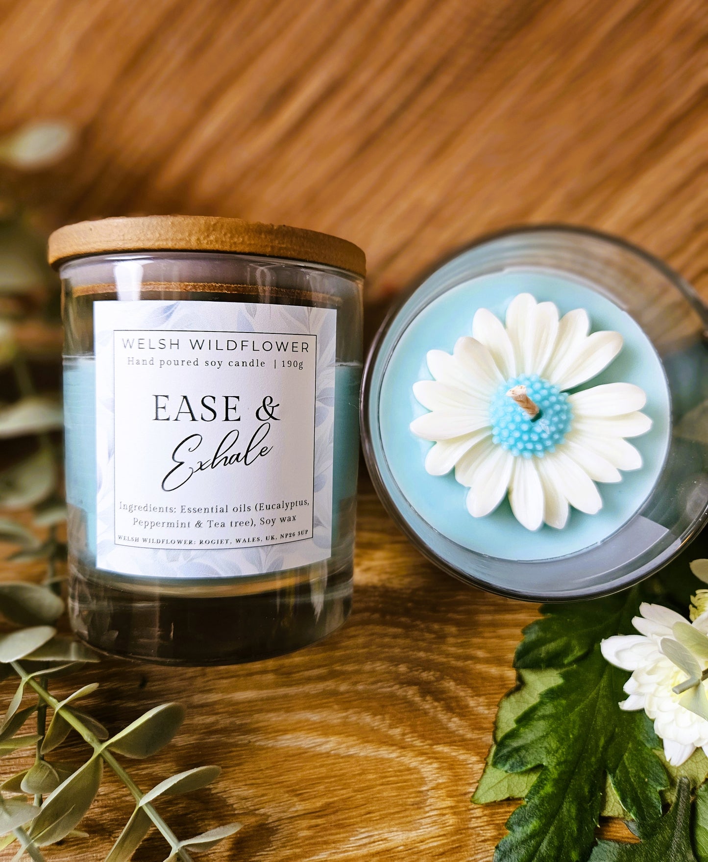 Ease & Exhale - Essential Oil Candle